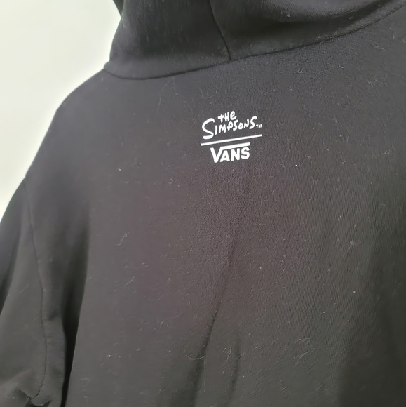 The Simpsons Family x Vans Men's Fleece Pull-Over Black Hoodie Sweater Size L - Picture 10 of 16